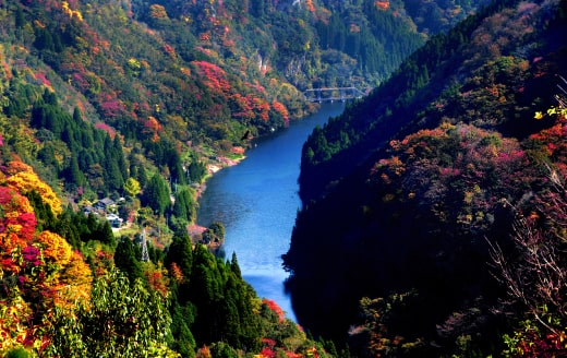 蘇陽峡（長崎鼻展望所）