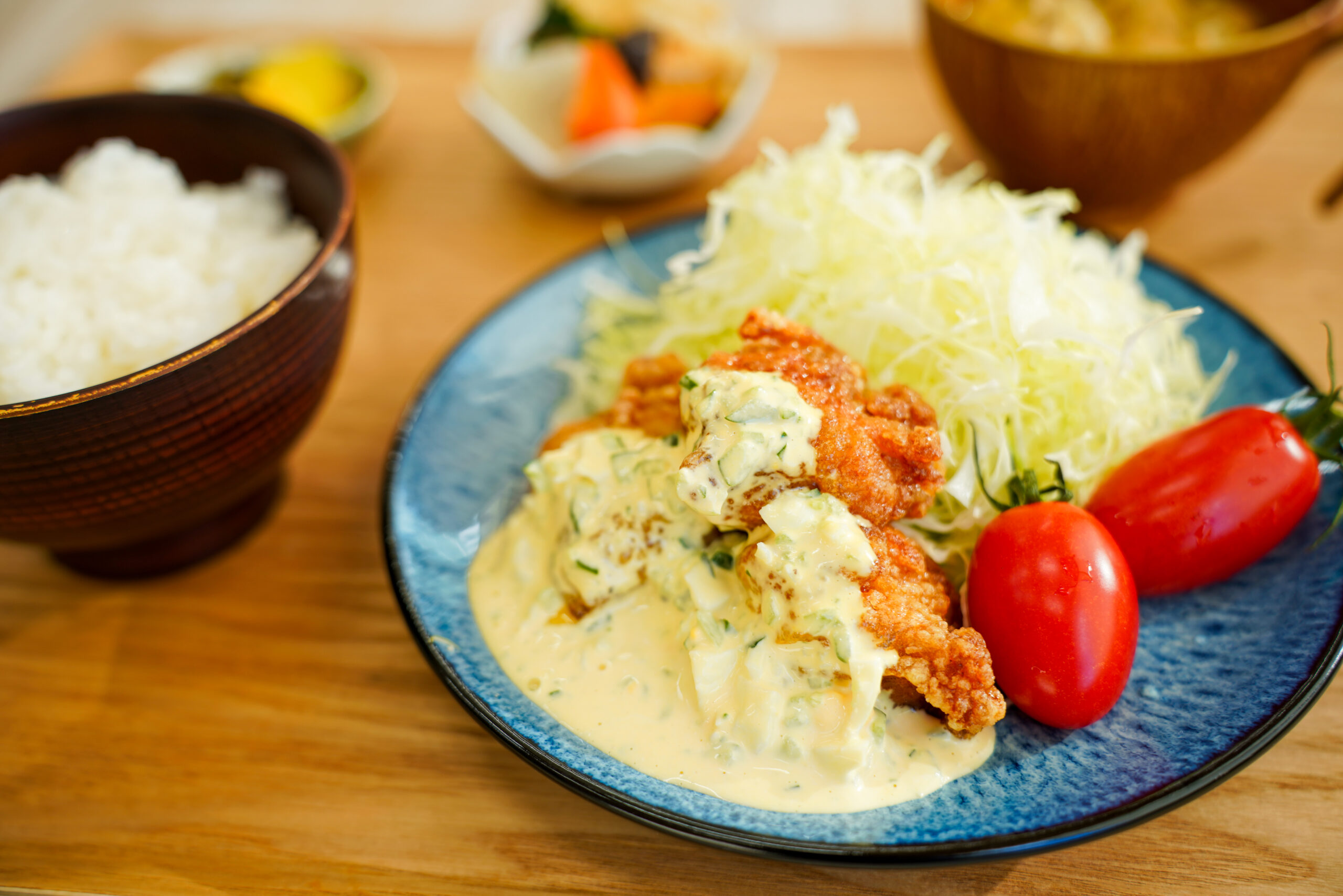 チキン南蛮定食
（みそ汁付）
￥1,150